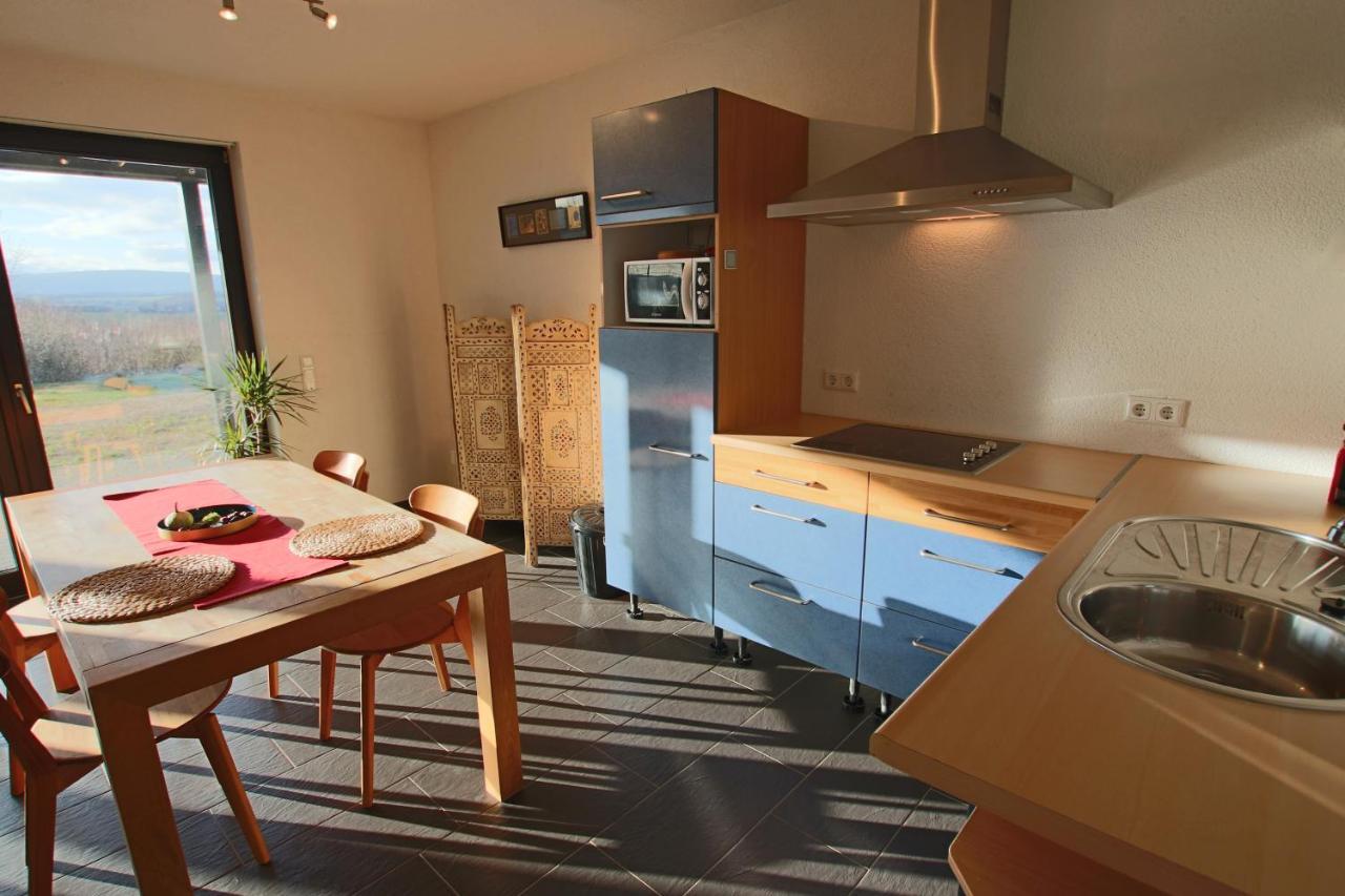Hunsrueck Valley View Apartment With Cedar Sauna Bruschied Exterior photo